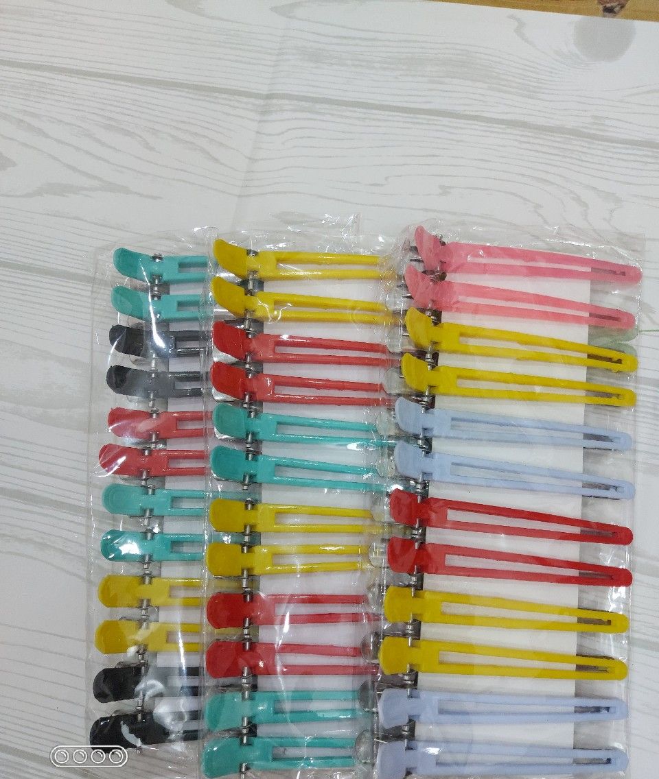 [HCM] SET 12 CÁI Kẹp tóc mỏ vịt dùng trong salon