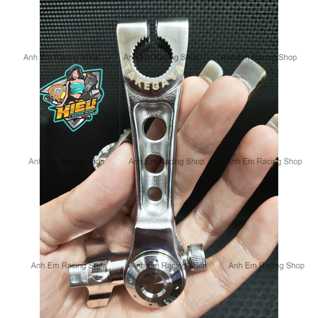Combo càng thắng thẳng và cong inox 304, lò xo inox, đũa thắng inox gắn cho xe số