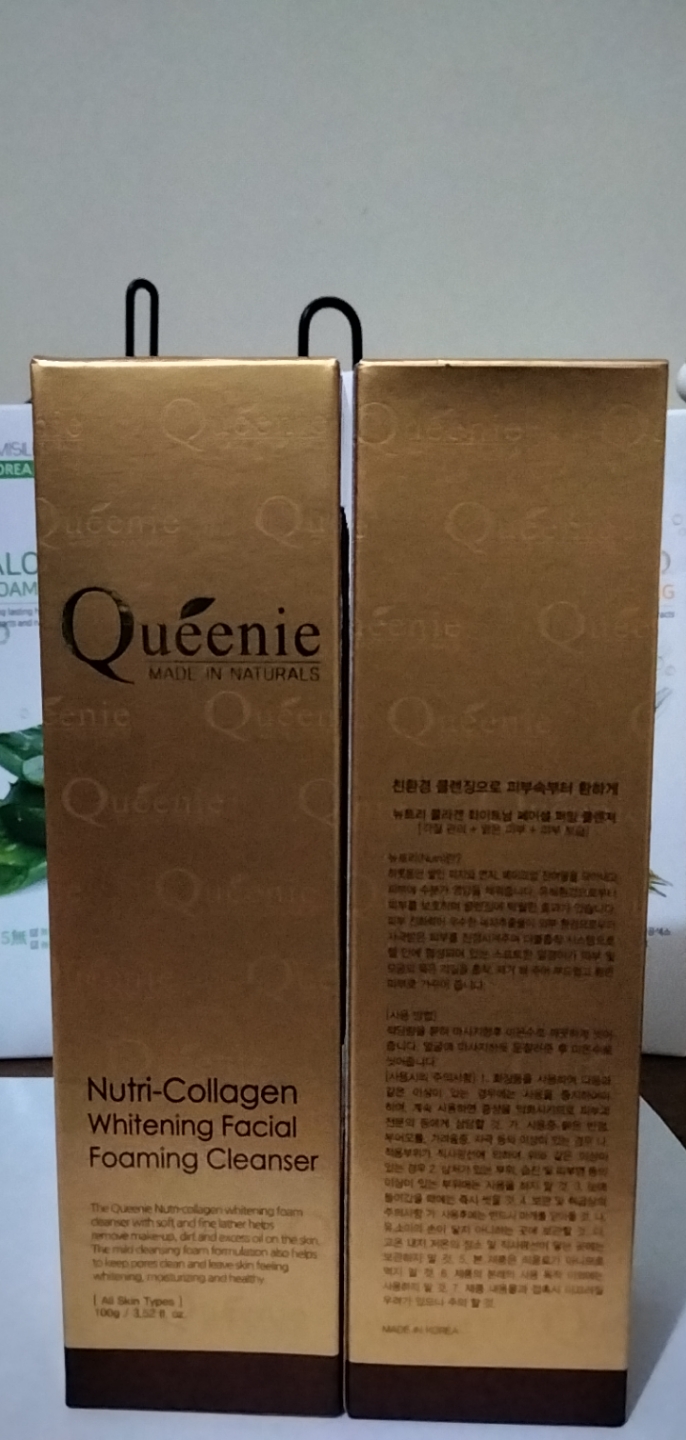 Sữa rửa mặt Queenie Nutri Collagen Whitening Facial Foaming Cleanser 100g
