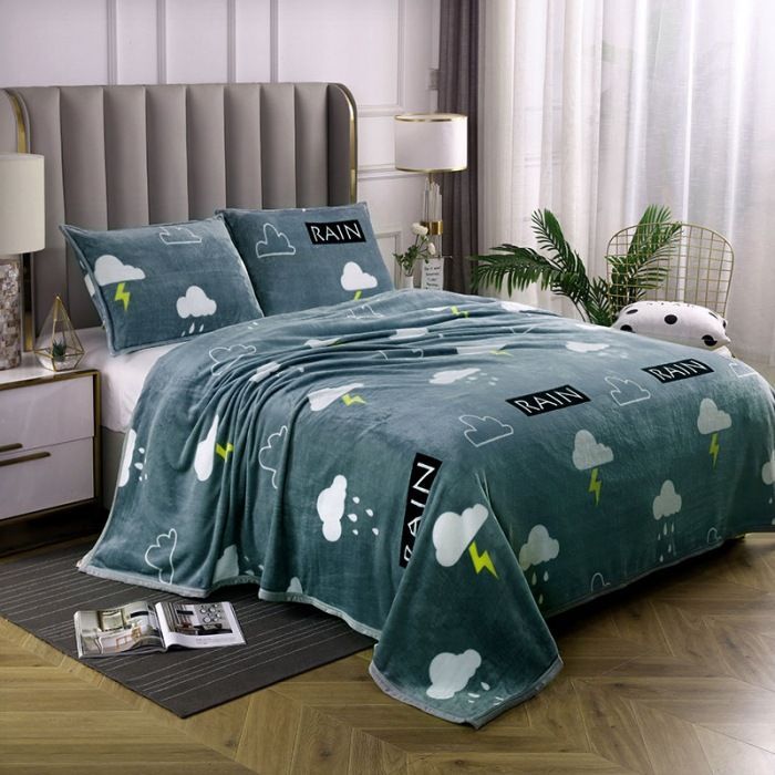 [FREE SHIP] Chăn Nhung Tuyết, Chăn Lông Tuyết Xuất Hàn, Chất Liệu Lông Tuyết Mềm, Mịn, Sờ Êm Và Mướt Tay, Chăn Được May Bo Viền Chắn Chắn Nhiều Hoạ Tiết Cực Xinh, Bán Tại LUCKY STORE SG