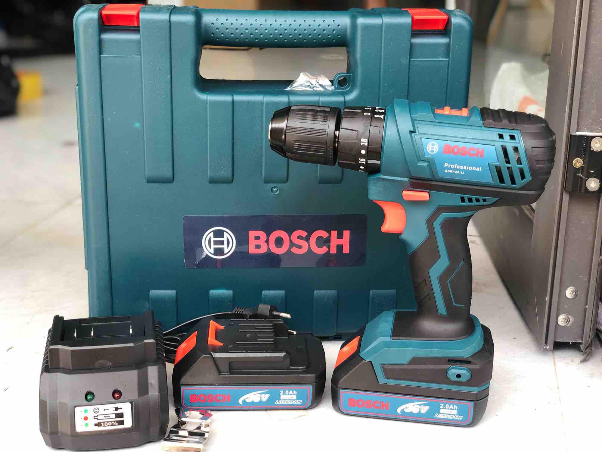 Khoan pin BOSH 36V có búa đầu 13ly