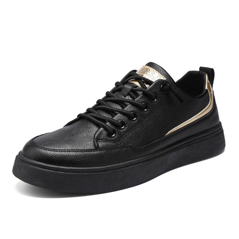 Giày sneaker sneaker Ginban đen kiểu dáng thời trang