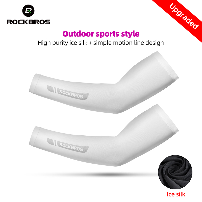 ROCKBROS Oversleeve Fabric On The Arm Sunscreen Hygroscopic Outdoor Sport Arm Cover Cycling Equipment