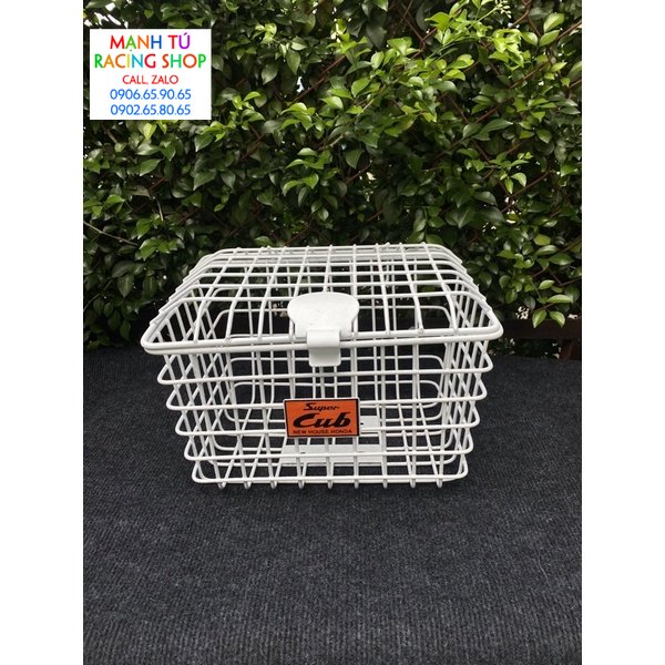 Rổ xe cub, dream dày dặn có kèm nắp chắc chắn
