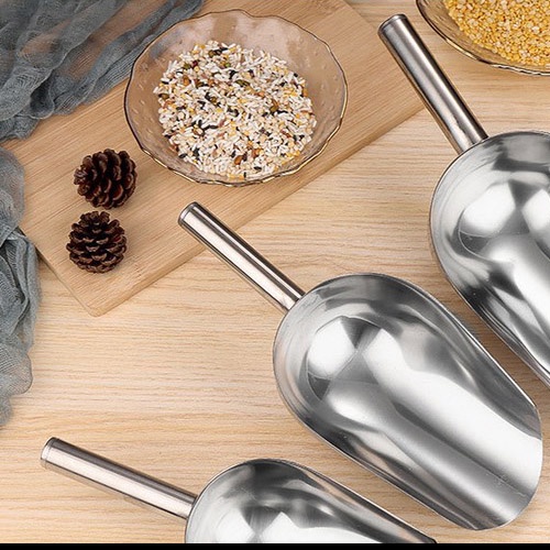 Vá Xúc Đá Inox - Muỗng Xúc Đá Inox