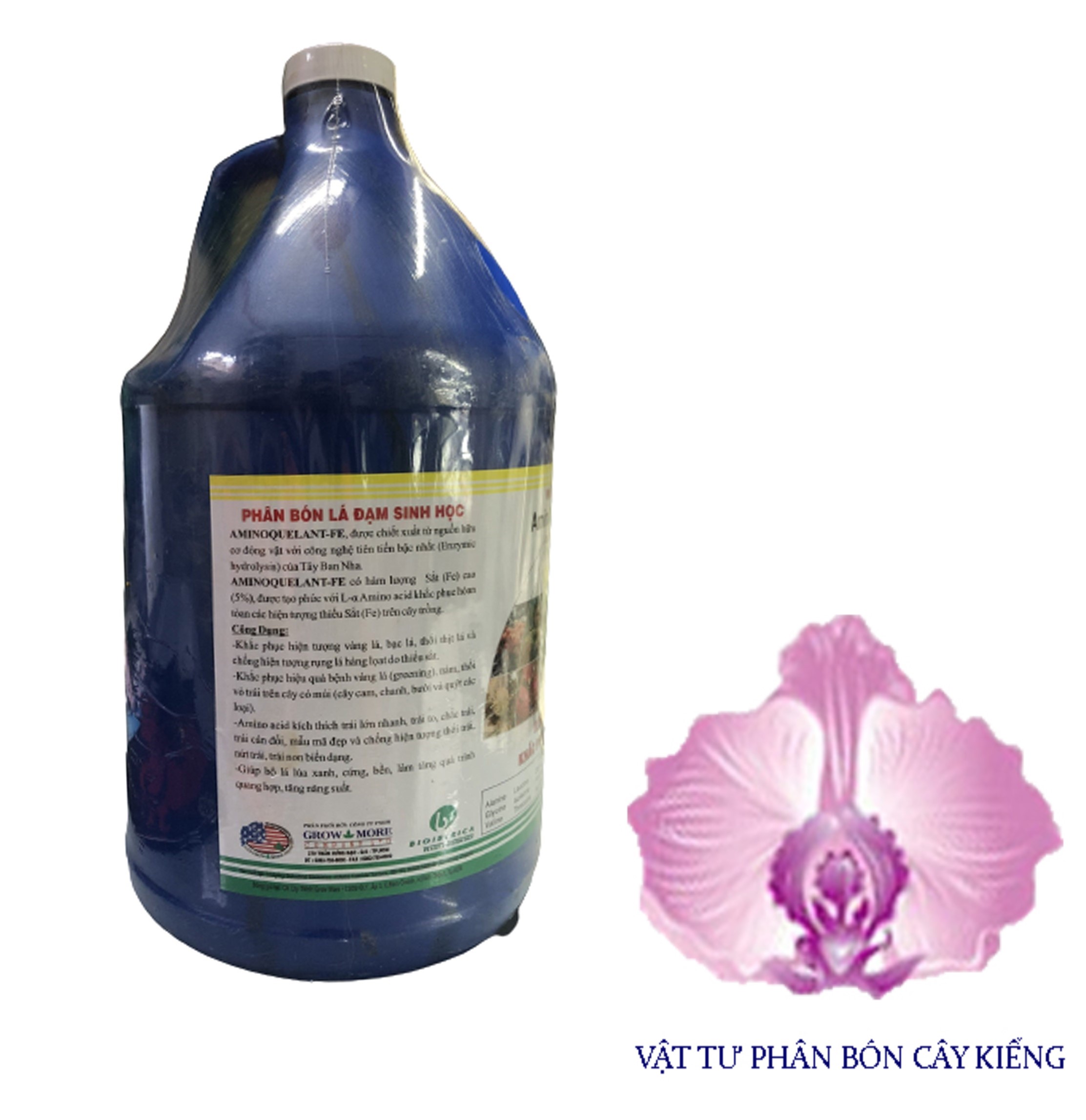 Phân Bón Lá Amino Quelant Fe - #068A# 1gallon