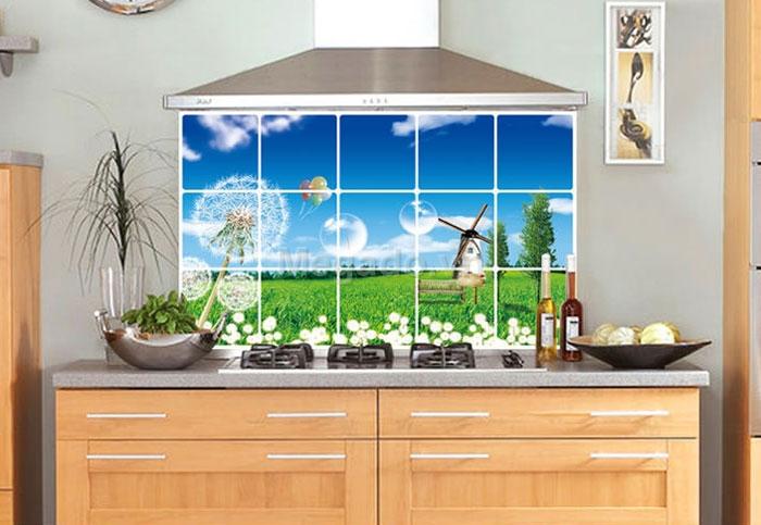 decal dán bêp bồ công anh