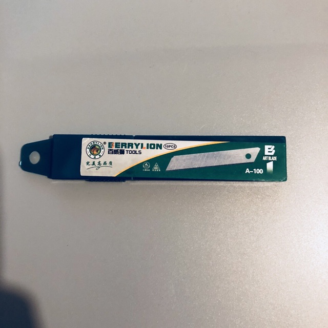 [HCM]Hộp 10 lưỡi dao dọc giấy