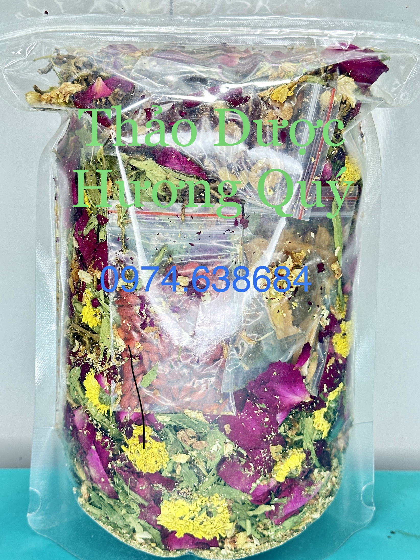 500g Trà Sâm Quế  7 Vị (Bổ thận, Mát gan, Tiêu mỡ)