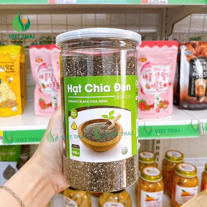 Hạt Chia Đen [ Chất Lượng ] Hạt Chia Bolivia Hữu Cơ (Gói 500Gr) - Yêu Hạt