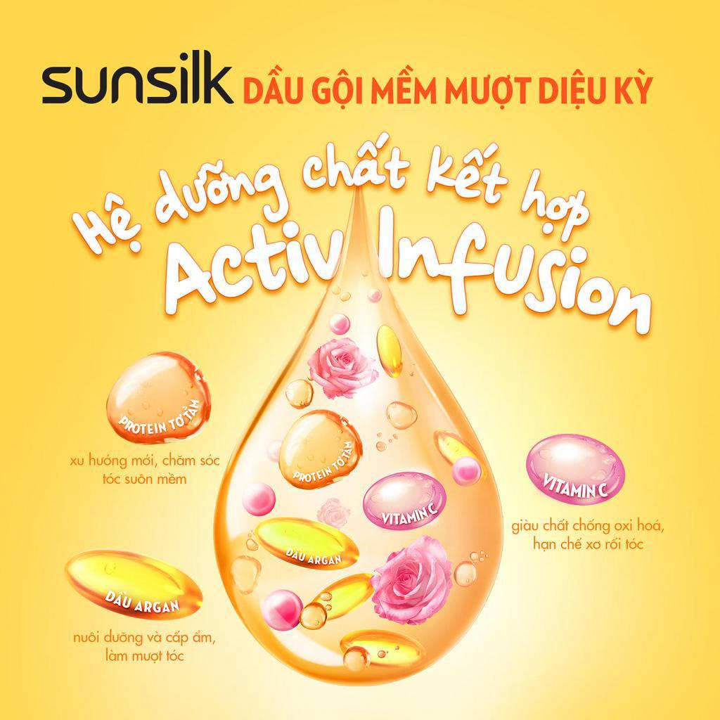 DẦU GỘI SUNSILK CHAI 650G / 900G