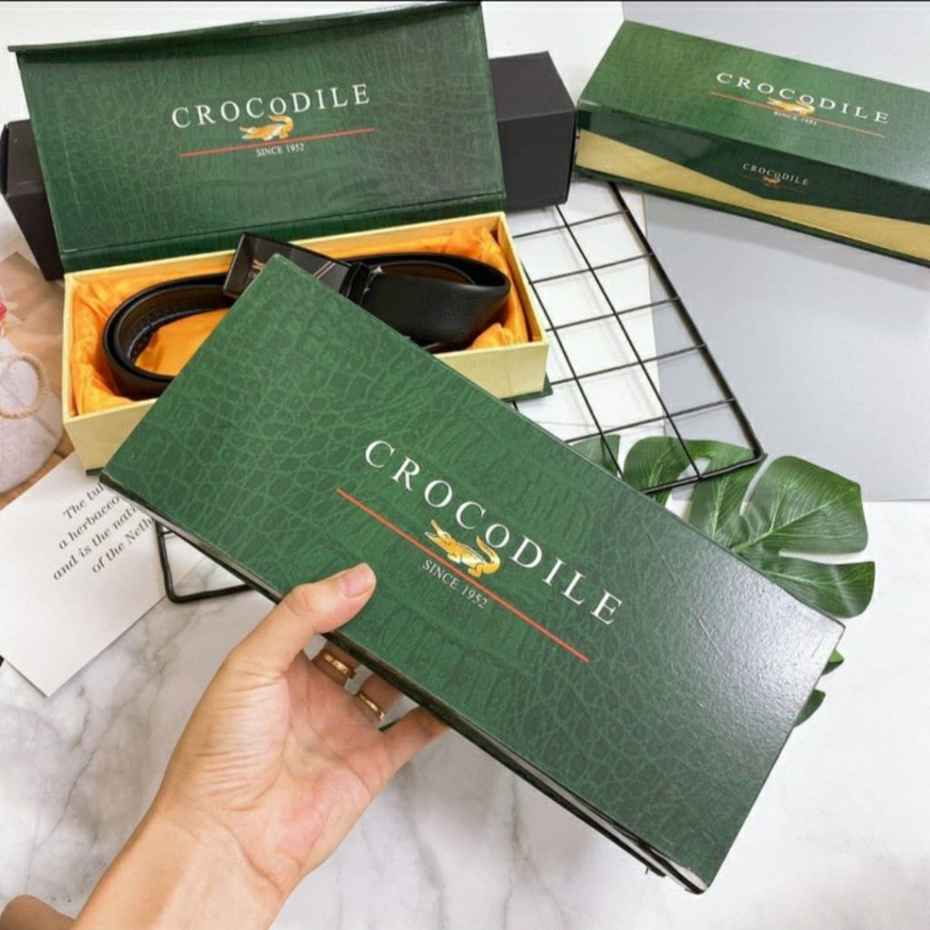 Thắt Lưng Cá Sấu Nam Cao Cấp Crocodile