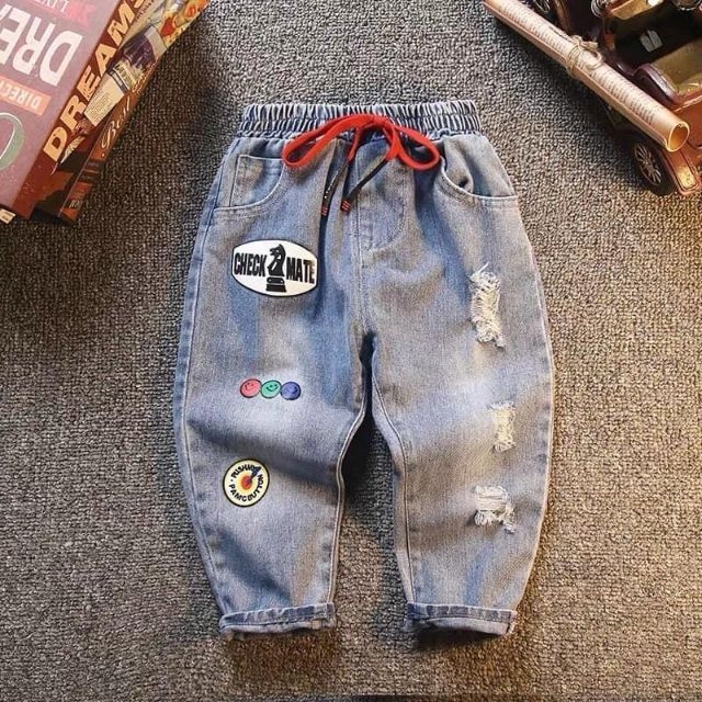 Quần Jeans dây rút