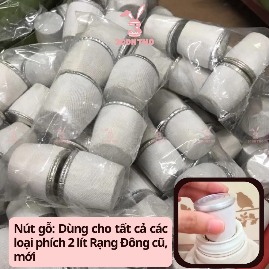 [HỎA TỐC] [MẪU MỚI] Nắp phích 2 lít Rạng Đông mã 2035N3, 2035N10E, 2035N1E, 2035N6X, 2035N5, 2035ST2 nút nhựa, gioăng ron nắp thay thế phụ kiện thay thế bình thủy 2035