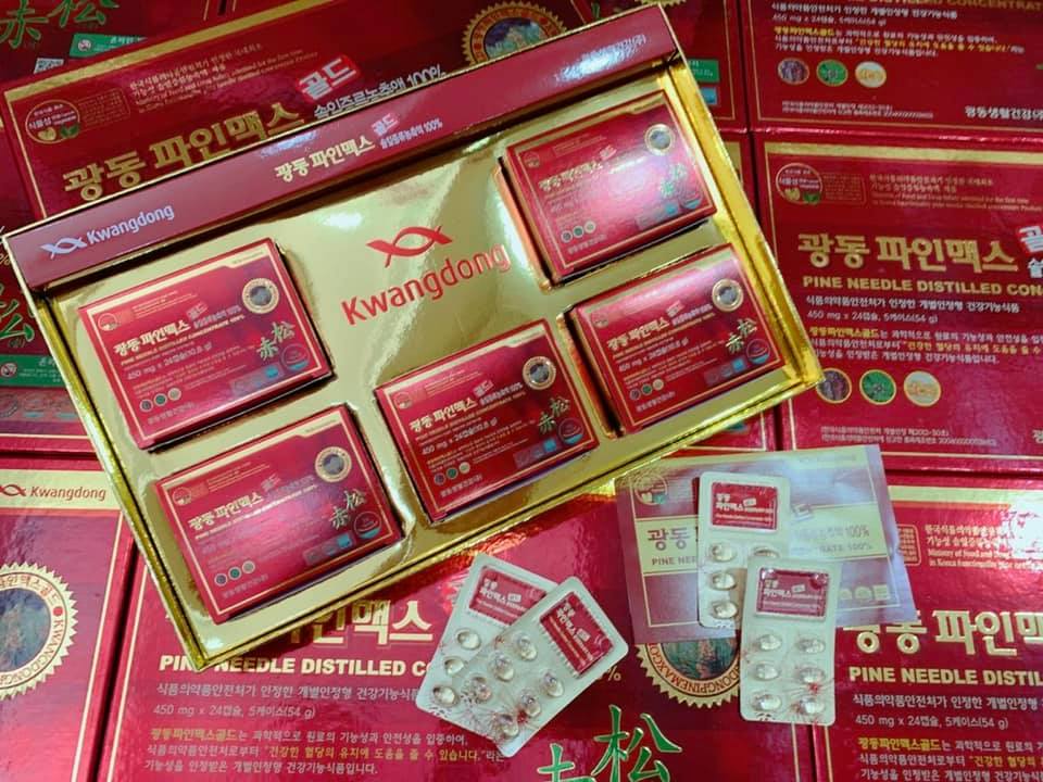 VIÊN UỐNG TINH DẦU THÔNG ĐỎ KWANGDONG HÀN QUỐC CHÍNH HÃNG