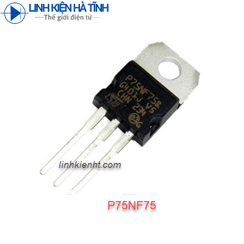 5 con mosfet n-channel p75nf75 75n75 75nf75 to-220 75a 75v chính hãng 100%