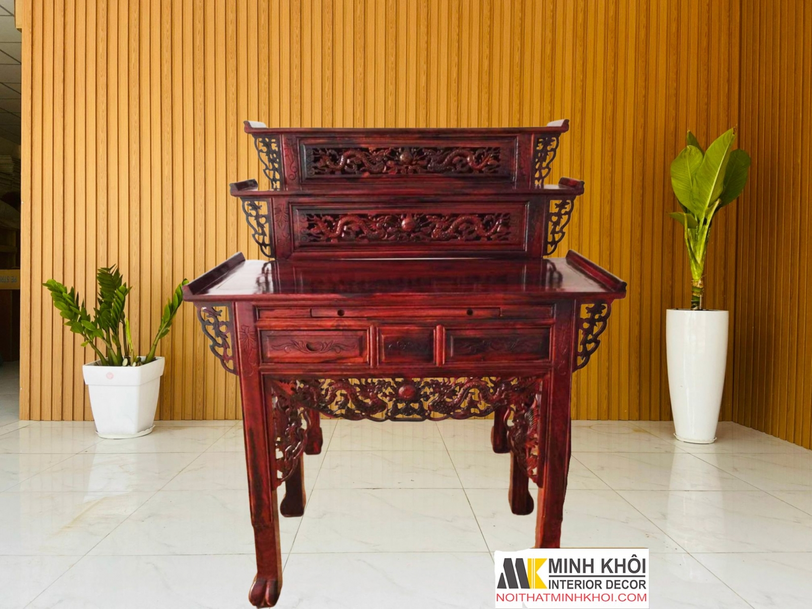 [Trả góp 0%] BÀN THỜ GỖ 3 TẦNG  MUÔNG - BÀN THỜ TAM CẤP . BÀN CÚNG GỖ 3 TẦNG , HỖ TRỢ TRẢ GÓP KHÔNG MẤT PHÍ