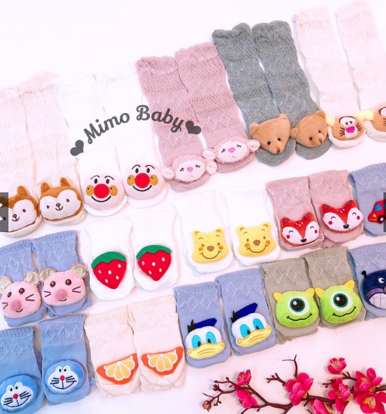 Tất lưới đùi hình thú cho bé (0-12m)