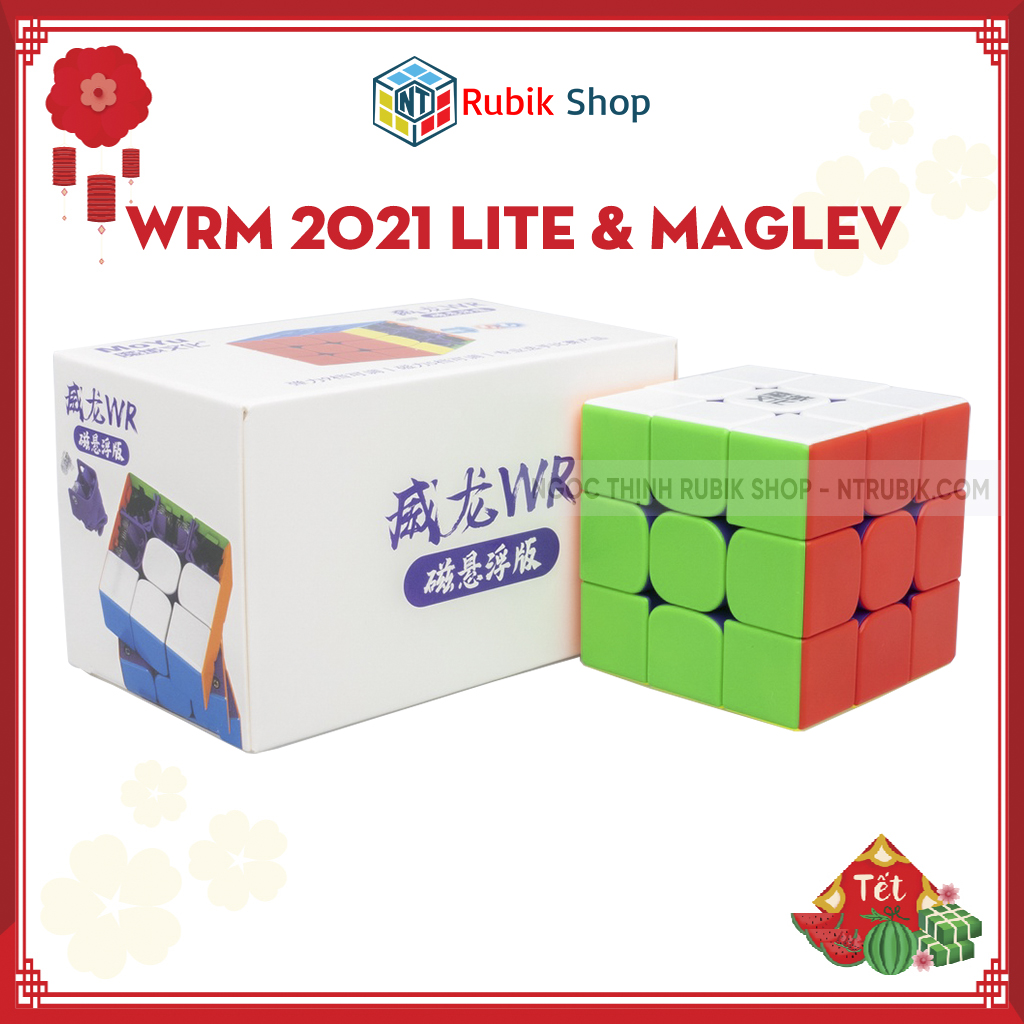 Siêu Phẩm Rubik 3x3 MoYu Weilong WRM 2021 Stickerless Có nam châm