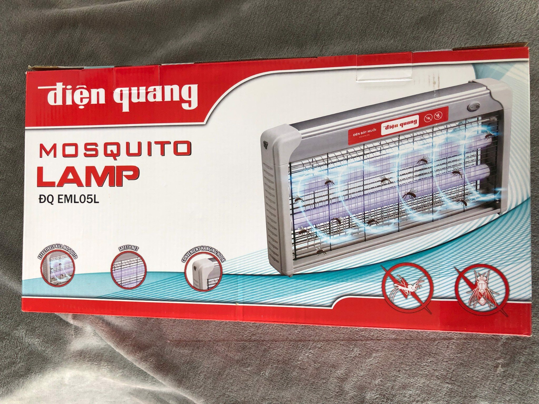 Đèn bắt muỗi Điện Quang ĐQ EML05L ( 483x65x245mm )