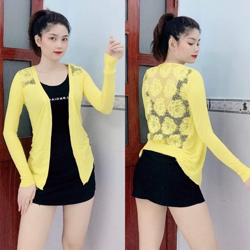 Áo Khoác Len Ren Nhiều Màu Siêu Xinh