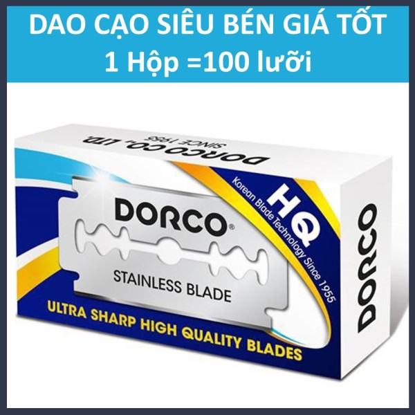 [HCM]Hộp lưỡi lam Dorco Platinum ST300 (100 lưỡi/hộp) nhập khẩu