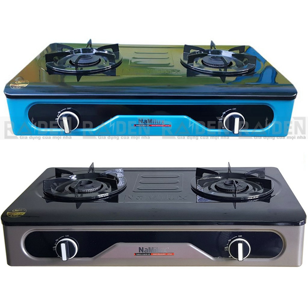 Bếp ga đôi Namilux DL2063APF mặt bếp tráng men (Màu ngẫu nhiên)