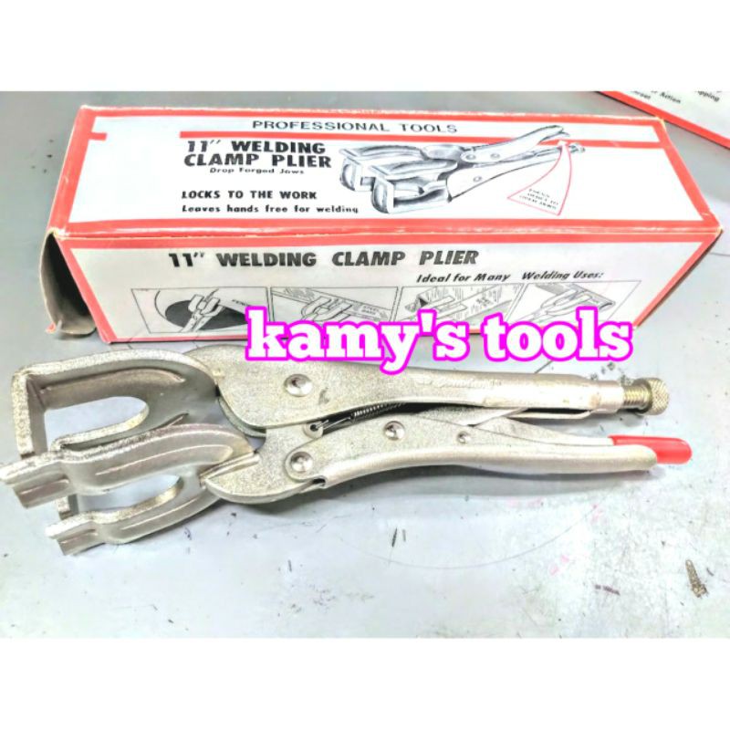 [HCM]Kìm Bấm Chết Mỏ Kẹp Hàn Càng Cua Dài 11 Inch 280mm Standard Kìm Bấm Hàn Càng Cua Kìm Bấm Càng Cua