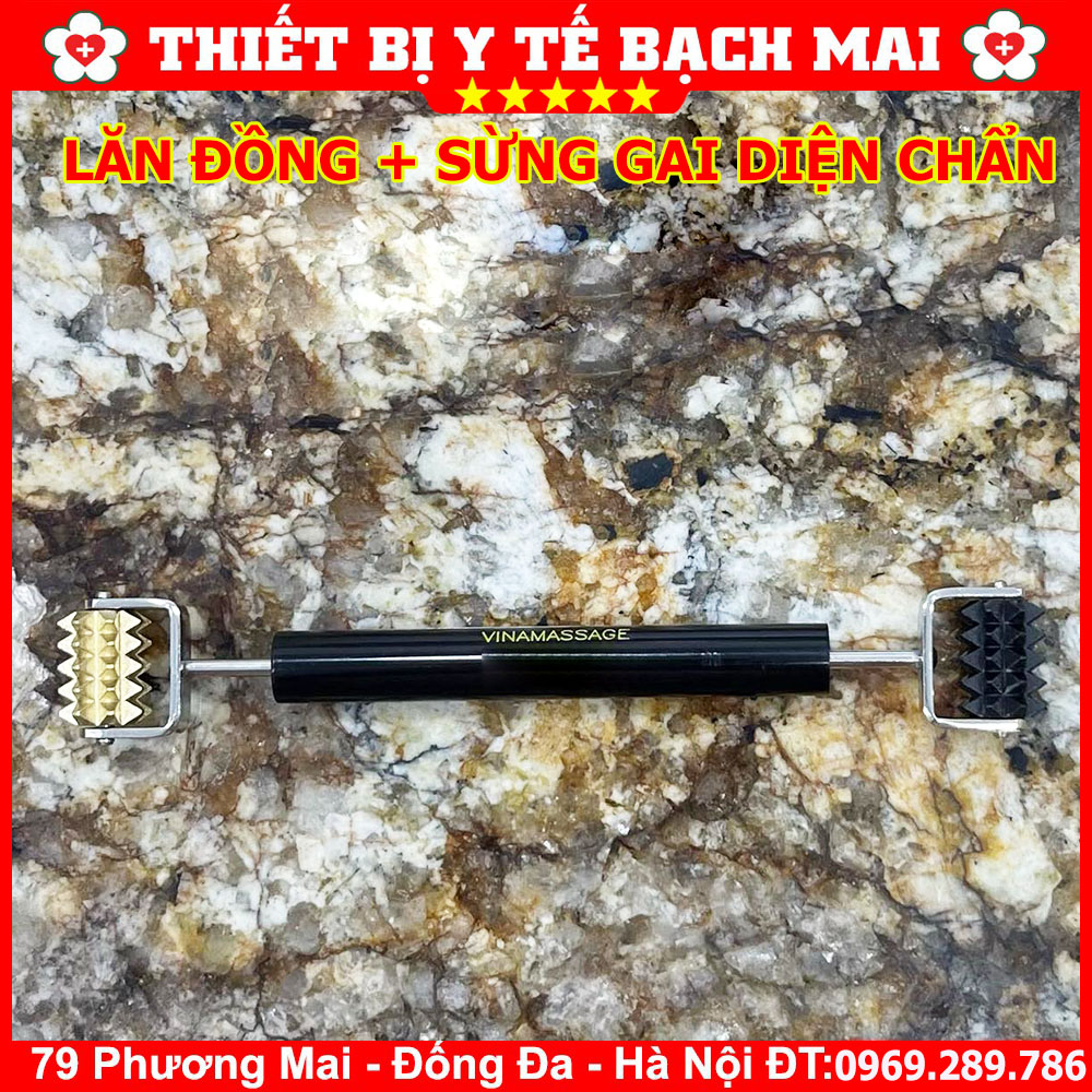 Lăn Đồng Sừng Gai (hai đầu trụ) - Dụng Cụ Diện Chẩn