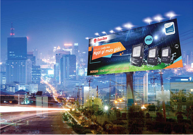 Đèn pha LED 50W/100W RẠNG ĐÔNG
