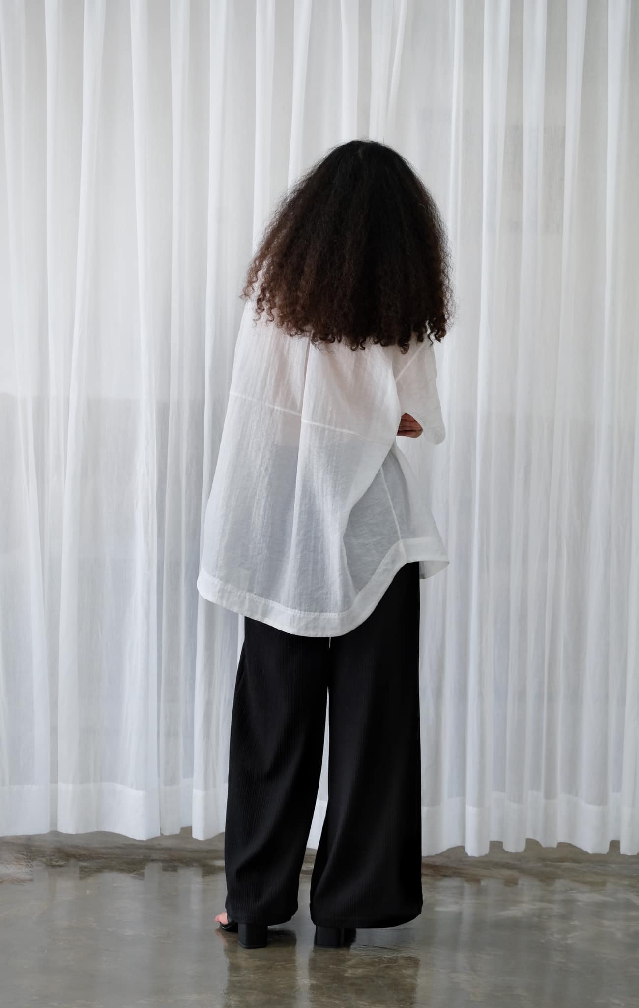 /ouba:d/ - ÁO DANTON TRẮNG tay lỡ form rộng oversize basic nam nữ S/M