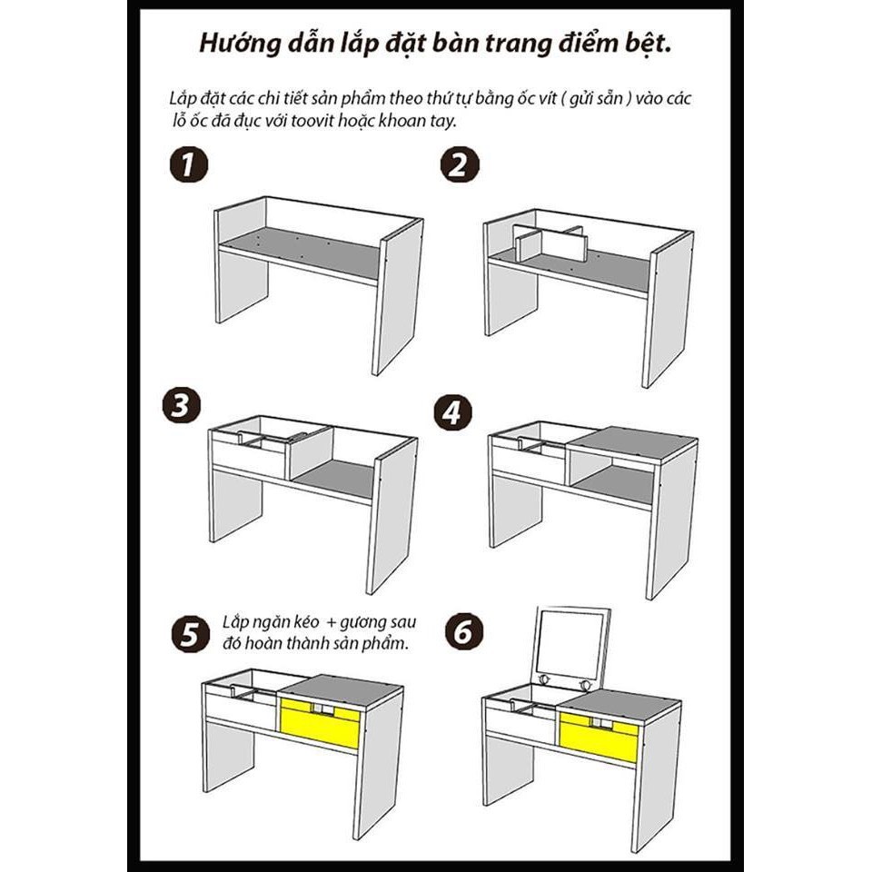 [HCM]bàn trang điểm ngồi bệt GP69