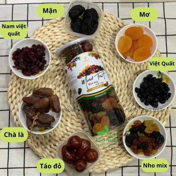 [HCM]Mix trái cây sấy - hộp 500gram