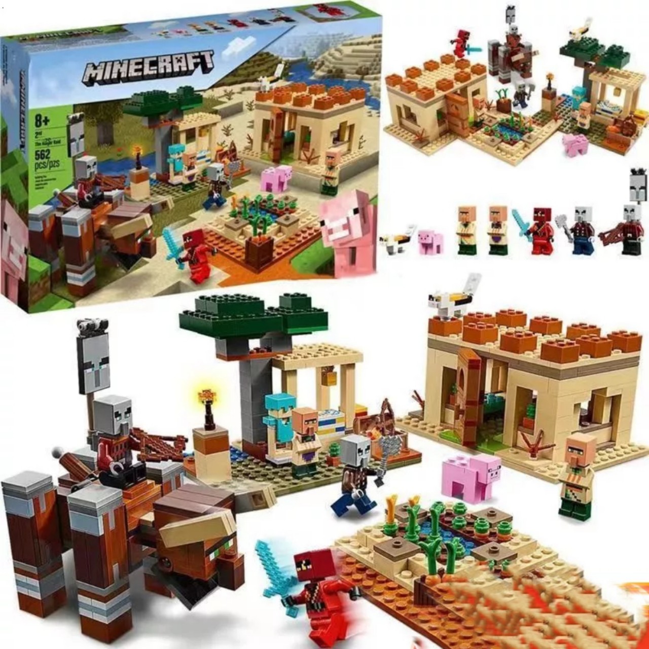 Đồ chơi lắp ráp my world 1044 - ngôi làng xa mạc 598 mảnh