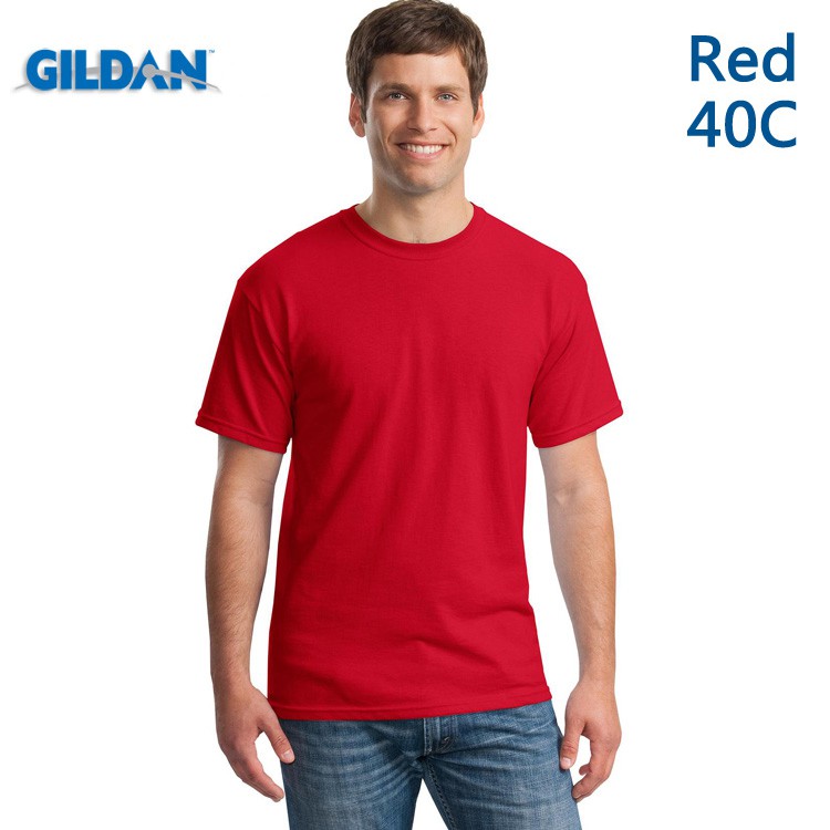 Áo thun Gildan Premium màu đỏ