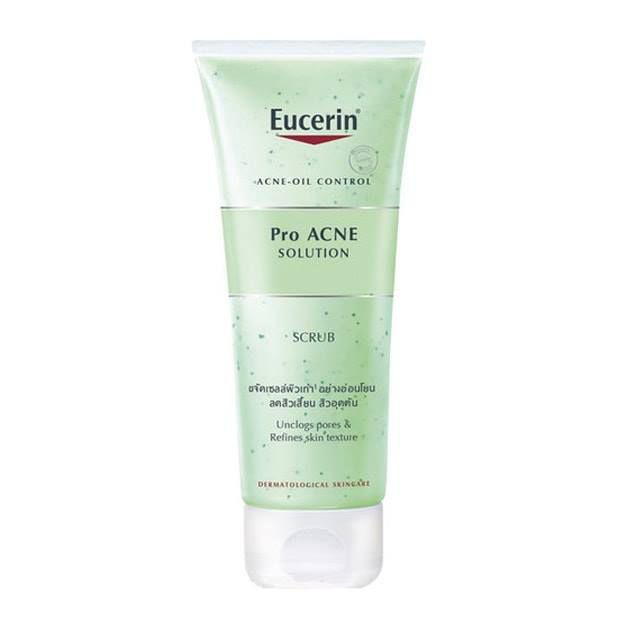 [HCM]Gel Tẩy Da Chết Da Mụn Eucerin Pro ACNE Solution Scrub(100ml)