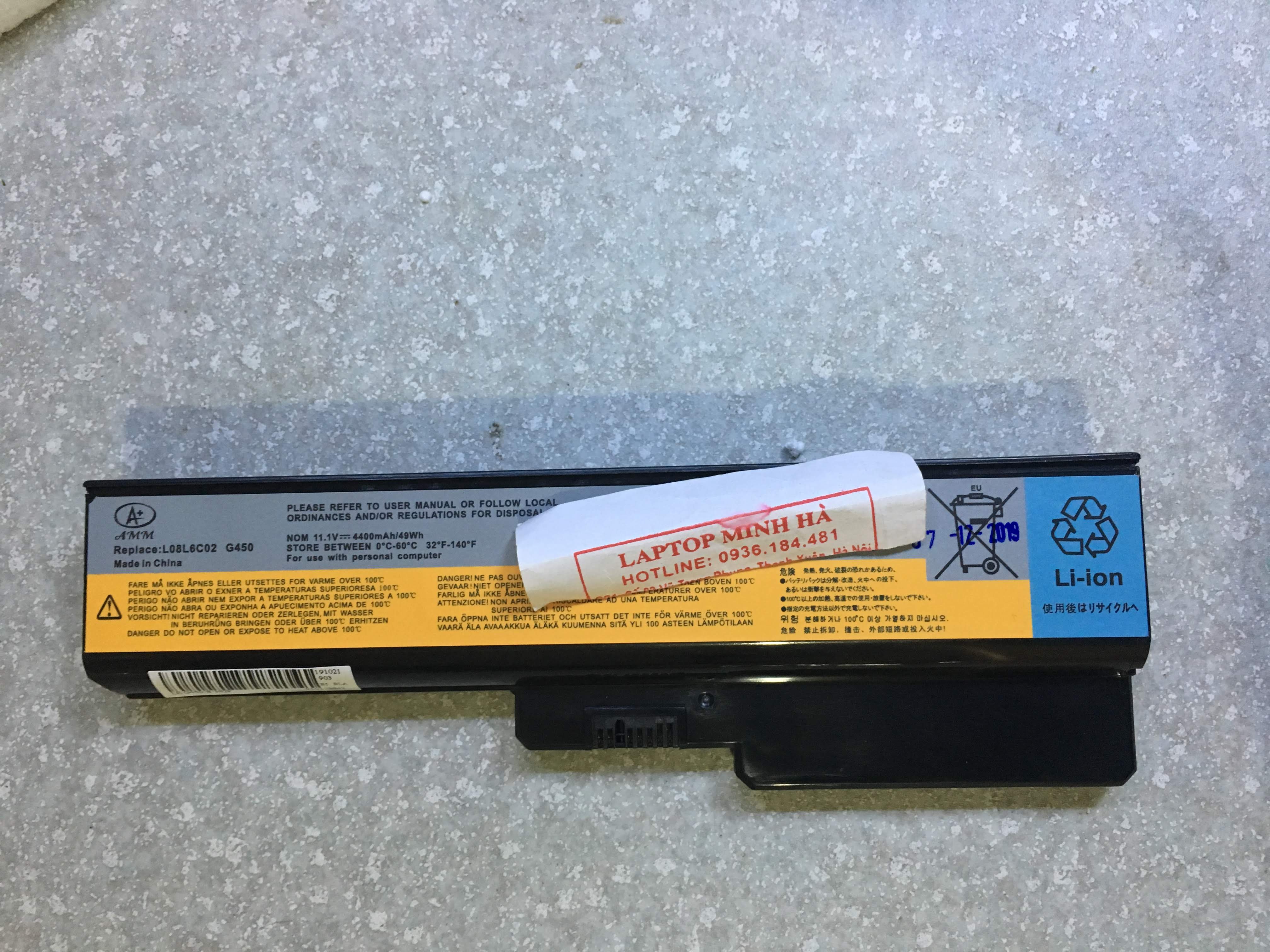 Pin laptop Lenovo IdeaPad B460 G450