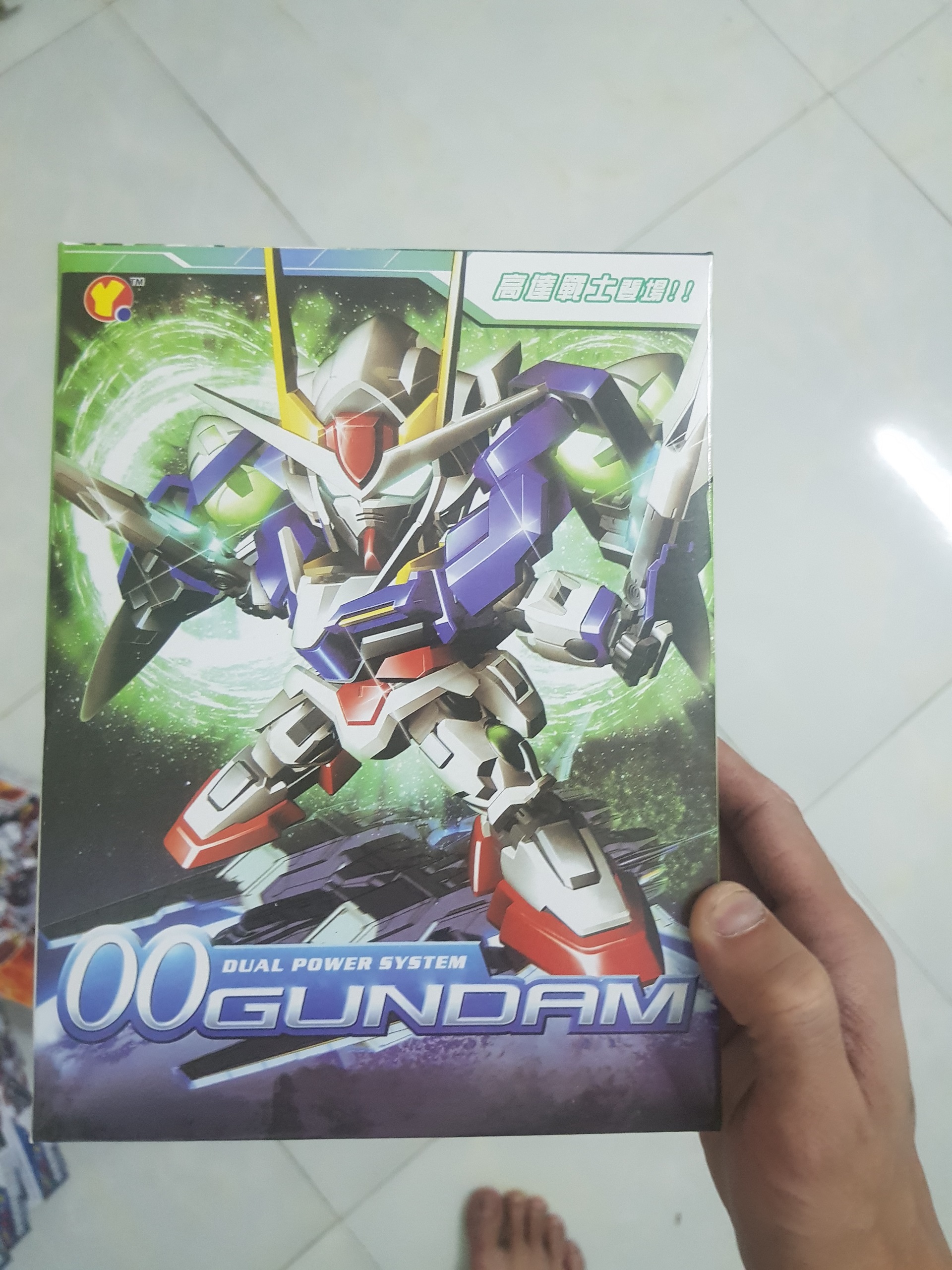 Model assembled Gunpla Gundam SD BB - 00 Gundam [316] (base included)