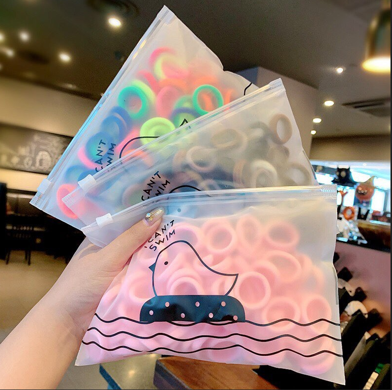 Set 50 chun tóc co giãn nhiều màu lựa chọn dành cho nữ