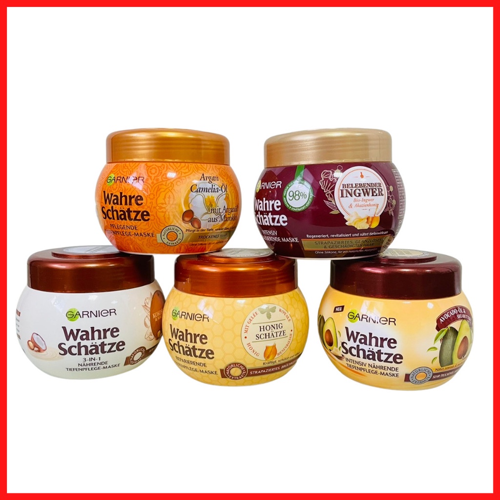 Kem ủ tóc Garnier Wahre schätze 300ml  (Pháp)
