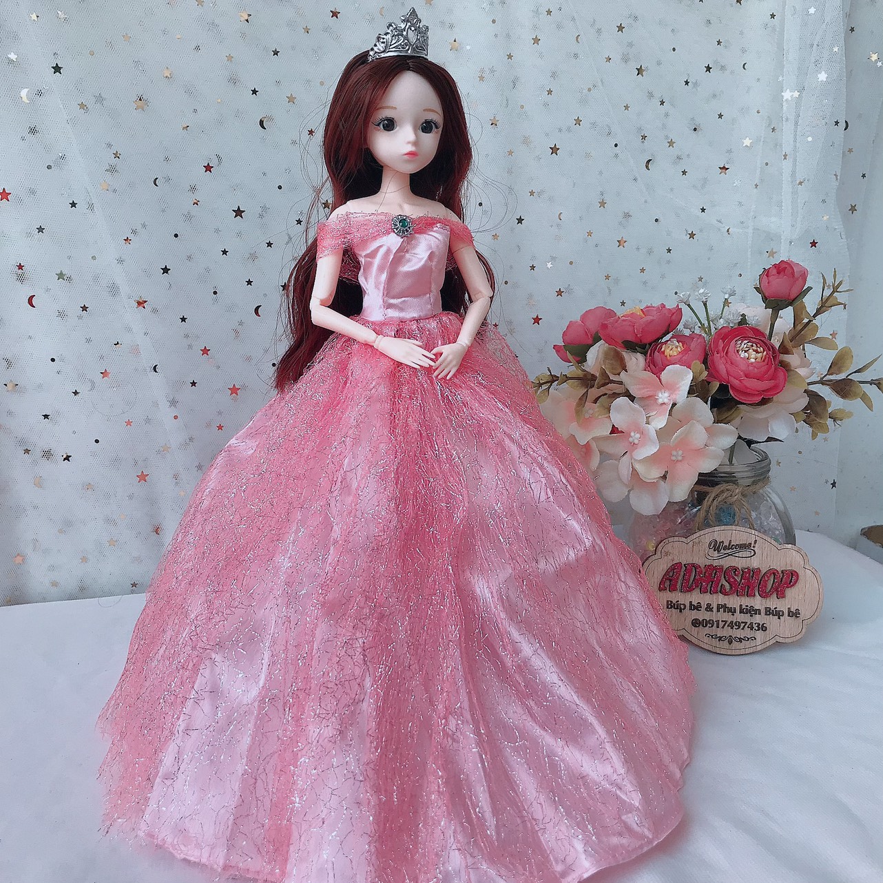 Hộp búp bê cô dâu mẫu lớn có nhạc và đèn với váy xòe cực đẹp cho bé Đồ chơi  trẻ emCOSY Toys Danang