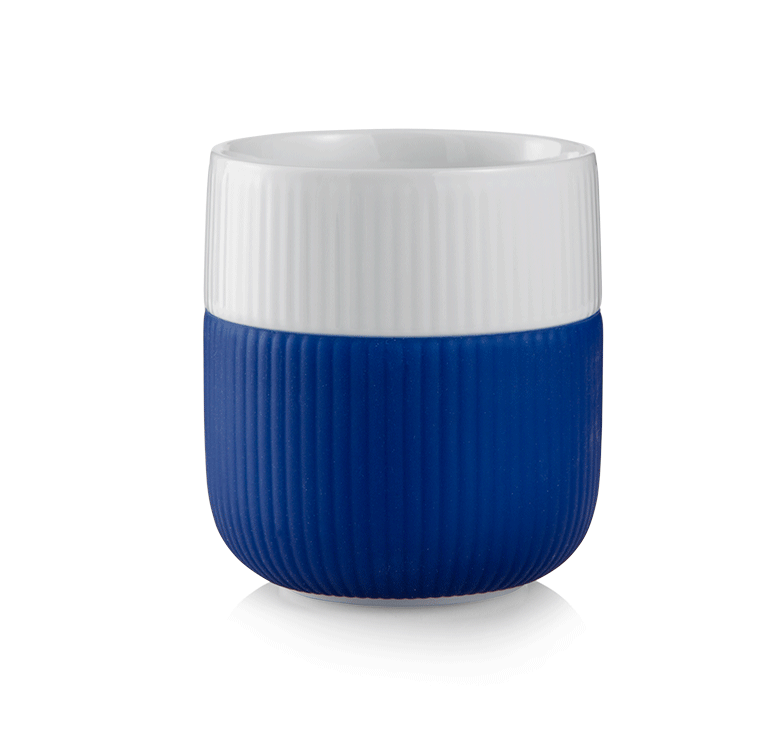 Cốc Royal Copenhagen - Fluted Contrast, dung tích 330ml, chất liệu sứ, silicon