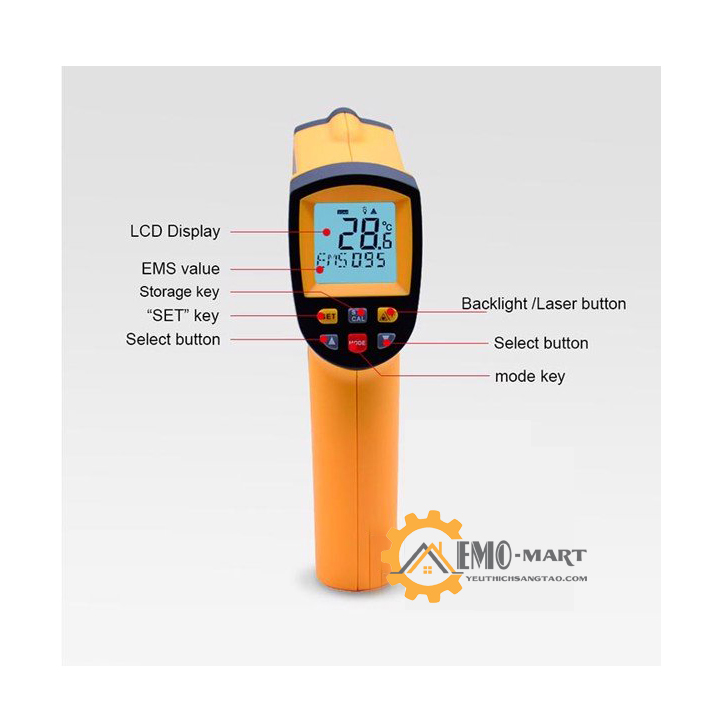 [FreeshipMAX] Súng bắn nhiệt độ BENETECH GM-1150