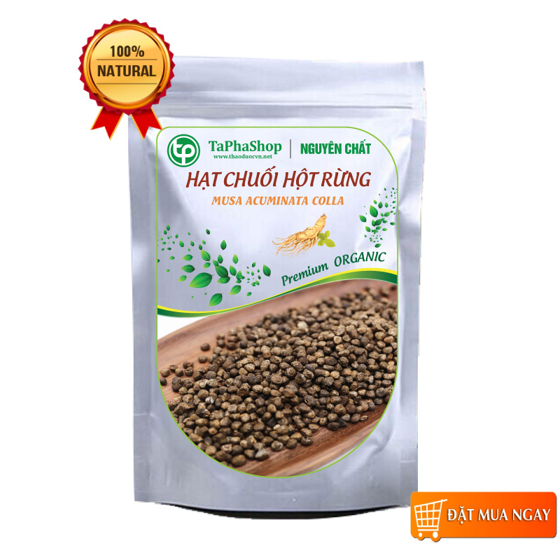 Hạt chuối hột rừng khô 500g
