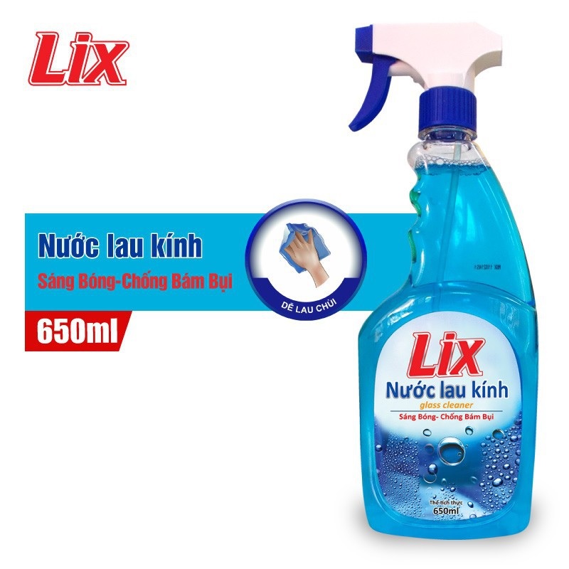 Nước lau kính LIX 650ml K0004