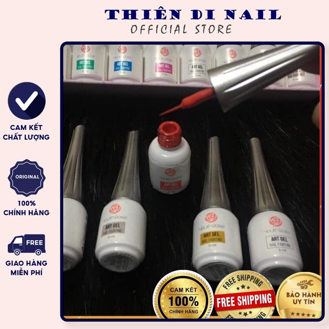 Gel cọ nét hoa hồng