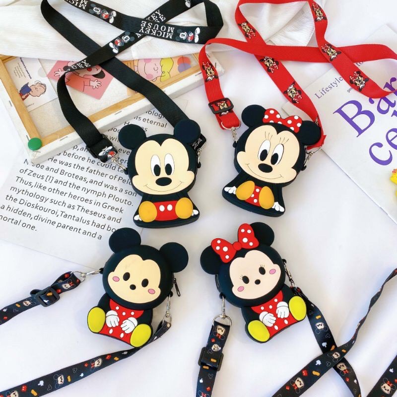 Túi đeo chéo silicon siêu cute cho bé