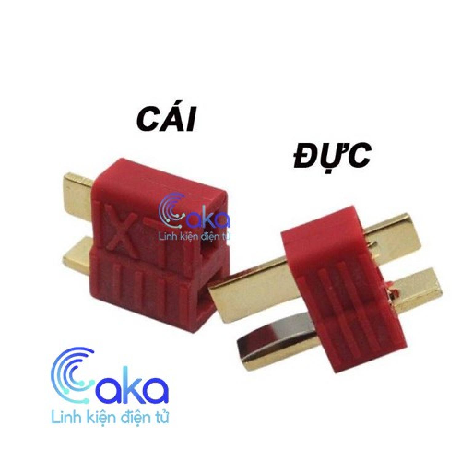 Jack chữ t, jack chữ t pin lipo 1 cặp