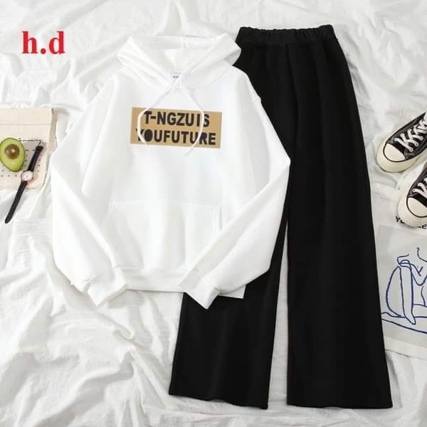 Sét áo hoodie Youfuture + quần ống rộng HDA0121