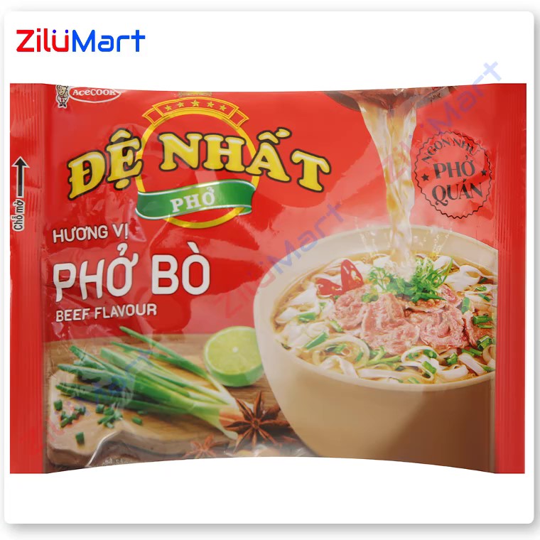 Phở Đệ Nhất vị bò (thùng 30 gói) loại 68g